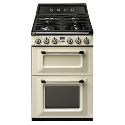 Smeg TR62 Dual Fuel Cooker Cream
